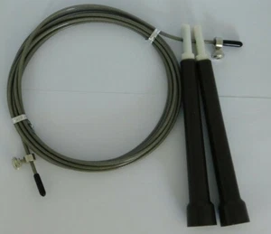 Lot of 2 Steel Wire Speed Jump Rope Adjustable Crossfit Exercise NEW! USA Seller - Picture 1 of 11