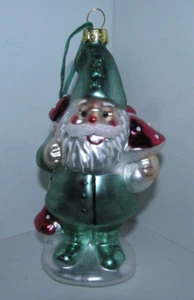 Nikolaus Quadrat 2023 Wichtel Weihnachten Glas Hängeschmuck - NEU - Bild 1 von 7