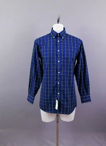 IZOD Men's Shirt, Size 14-14.5,32/33, Green Multicolor, 55% Cotton, 45%Polyester - Picture 1 of 6