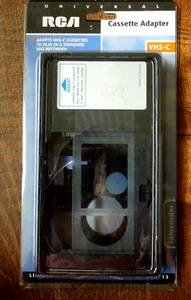 NIB RCA Video Cassette Adapter to Play VHS-C Video Tapes - Picture 1 of 3