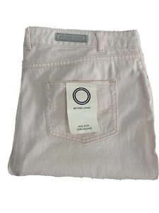 BNWT Bettina Liano Womens Light Pink Size 16 Distressed Look Denim Jeans - Picture 1 of 7