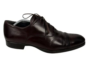 Zapatos de vestir To Boot New York Adam Derrick para hombre 10,5 cuero marrón Oxford puntera - Imagen 1 de 21