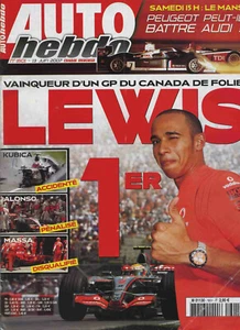 AUTO HEBDO n°1601 13/06/2007 GP CANADA MERCEDES CLK63 AMG BLACK SERIE - Photo 1/1