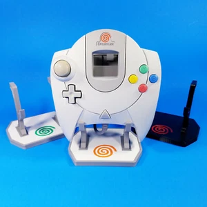 Sega Dreamcast Controller Display Stand - Custom 3D Printed - Multi Color Mounts - Bild 1 von 7