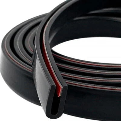 10ft U Shape Car Door Edge Guard Molding Trim Rubber Edge Strip Seal Protector - Image 1 of 4