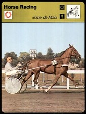 1977 Sportscaster Oversized Une de Mai Horse Racing #NNO