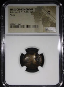 Seleucid Kingdom Seleucus I 312-281 BC AE19 NGC G - Picture 1 of 2