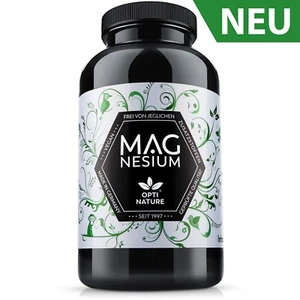 Magnesium Kapseln I Hochdosiert | 400mg/Kapsel I ohne Füllstoffe I PUR I VEGAN - Bild 1 von 8
