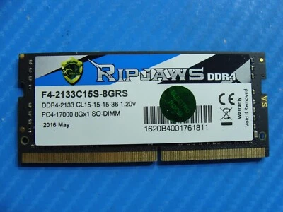 CyberPowerPC Tracer 15.6" So-Dimm G.Skill Ripjaws 8Gb Memory F4-2133C15S-8GRS - Image 1 of 2