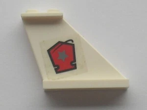 LEGO White Tail 4x1x3 Space Police 3 Right Side Sticker Ref 2340pb038R Set 5971 - Picture 1 of 1