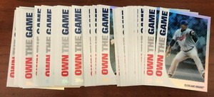 2008 Topps OWN THE GAME insert Cards - You Pick FREE SHIP