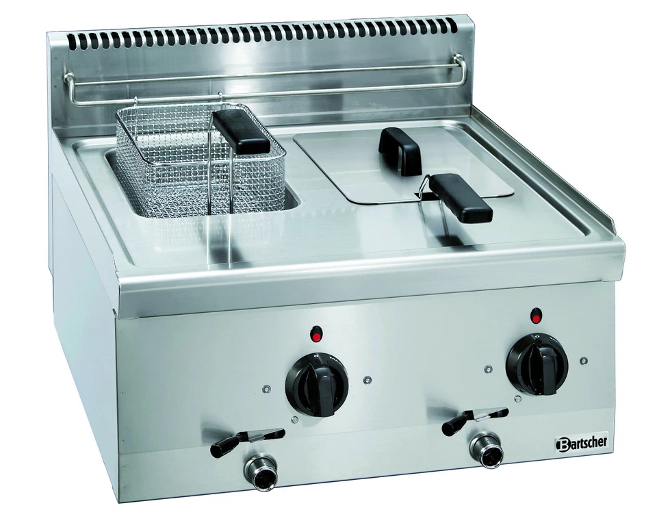 Bartscher Elektro Fritteuse Friteuse 2 x 6 L 600 x 600 x 290 mm Gastlando - Bild 1 von 1