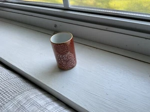 Japanische orange mit Gold Chrysanthemen Blumen Mini (2 1/4") Halter - Bild 1 von 7