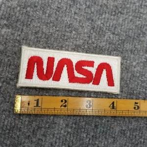 Vintage NASA Worm Logo Patch L9 - Picture 1 of 2