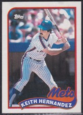 1989 Topps #480 Keith Hernandez New York Mets