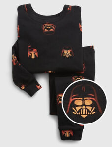 Baby GAP Star Wars Halloween Vader Fett Theme Pajama PJ Set Sz 18-24 months NEW
