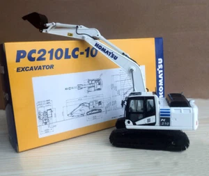 Truck Model Universal Hobbies PC210LC-10 excavator White LTD gift 1/50 Scale - Picture 1 of 12