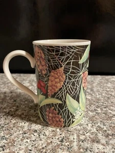 Mug Yuletide Dunoon Designed By Caroline Scotland Holly Pinecone Christmas - Picture 1 of 10