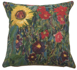 Country Garden B by Klimt European Cushion Cover Belgian Throw Pillow 18x18 in - Picture 1 of 11