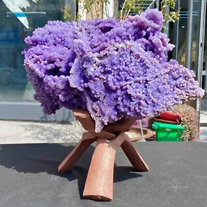 16.09LB Grape Agate Specimen,Metaphysical,Quartz Crystal,Unique - Picture 1 of 23