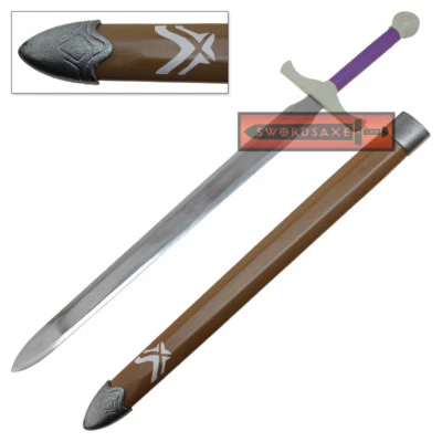 Legend of Zelda Sword Breath of the Wild Steel Full Tang Soldier Broadsword Foto 1 de 2