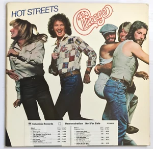 Chicago – Hot Streets Vinyl LP Album US Promo/ Demo 1978 - Picture 1 of 9