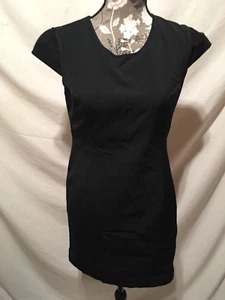 Rag & Bone Women's Black Open Back Short Sleeve Dress Size 8 - Picture 1 of 5