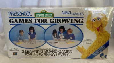 Vintage Sealed!!! Sesame Street - “Games For Growing” 1986 - Image 1 of 2