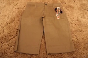 Dickies AH101 Girl's Shorts Stretch Fabric Khaki Shorts Size 0 28 in. x 13 in. - Picture 1 of 6