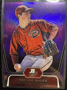 2012 Bowman Platinum Purple #BPP4 Trevor Bauer - Picture 1 of 2