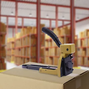 Grapadora de cartón con 100 grapas para cajas selladas, cajas de cartón, ¡cartón corrugado! - Imagen 1 de 19