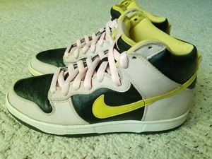 Nike SB Dunk High 'Miss Piggy' Premium Men's Size 9.5 Black Pink 2009 313171-031 - Picture 1 of 7