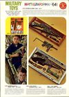 1964 PAPER AD Mattel Military Toy Gun Rifle Guerrilla Booby Trap COLOR