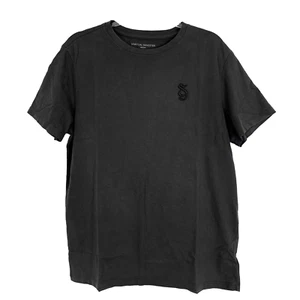 SPIRITUAL GANGSTER SG Monogram Short Sleeve T-Shirt M Vintage Black NWT B37 - Picture 1 of 5