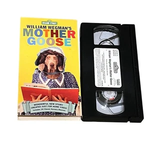 Sesamstraße | William Wegman’s Mother Goose VHS 24 Kinderreime 1997 selten - Bild 1 von 3
