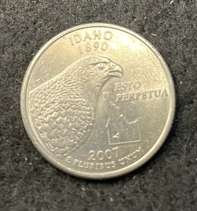 2007 D Idaho State Quarter circulated Free Shipping - Picture 1 of 2