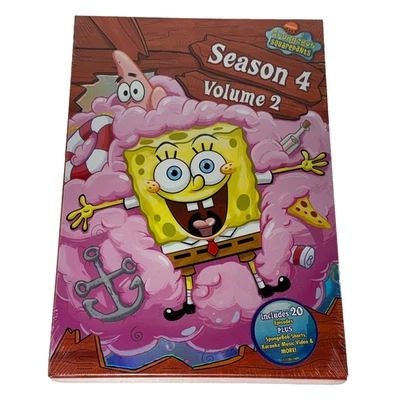 Spongebob Squarepants Season 4 Vol. 2 DVD 2007 2-Disc Set Brand New Hype Sticker - Image 1 of 4