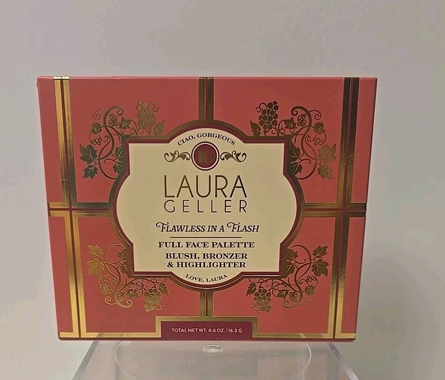 LAURA GELLER Flawless in a Flash Full Face Palette Blush Bronzer Highlighter New - Image 1 of 1