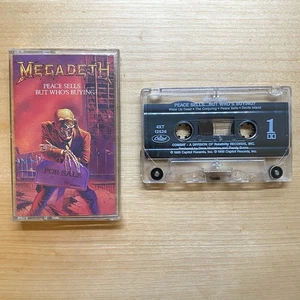 Megadeth - Peace Sells But Who's Buying - Cassette Tape PLAY TESTED 1986 - Picture 1 of 4