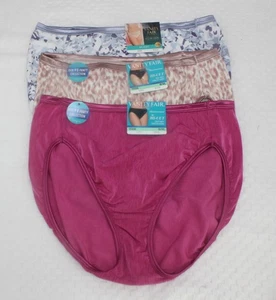 NWT set of 3 VANITY FAIR ILLUMINATION HI CUT 13108 SPRING BLUE WILDBERRY OPAL XL - Picture 1 of 5