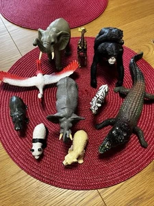 Bundle / Job Lot of 10 ELC / Zoo / Wild / Safari Animals - Picture 1 of 3
