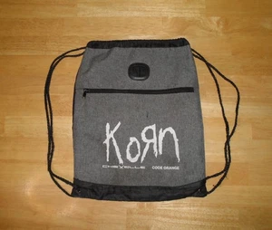 Korn Chevelle Code Rucksack orange grau & schwarz Kordelzug Tasche - Bild 1 von 8