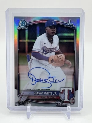 2025 Bowman Chrome Prospects серебристые автоматические рефракторы #CPADOR /499 David Ortiz Jr - Изображение 1 из 2