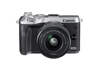 Canon Eos M6 Mk 1 with 15-45mm Lens Kit - Excellent condition - image 1 of 4