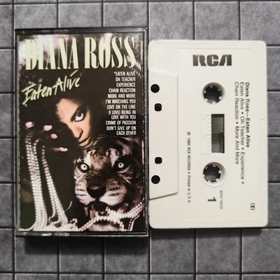 Diana Ross - Eaten Alive - (Cassette Tape, 1985) - VERY GOOD Foto 1 de 2