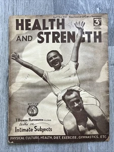 HEALTH AND STRENGTH Sports Magazine FITNESS COUPLE COVER APR 3 1937 VOL 60 NO 14 - Picture 1 of 20