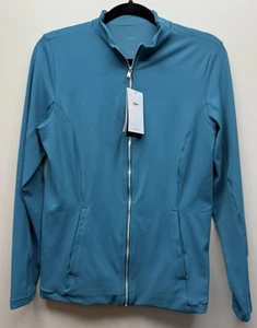 NEU Nike Yoga Damen türkis Dri-Fit durchgehender Reißverschluss Sportjacke DD5533-381 Gr. XL - Bild 1 von 7