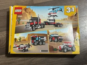 Lego 31146 Creator Flatbed Truck With Helicopter Building Set Ages 7+ 270 Pieces - Picture 1 of 2
