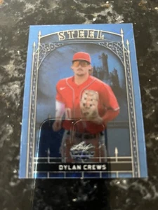 2024 Leaf Trinity Steel Blue #S-33 Dylan Crews #35/99  - Bild 1 von 2