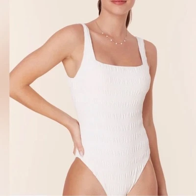 Traje de baño Andie Miami de una pieza blanco talla S nuevo con etiquetas Foto 1 de 4